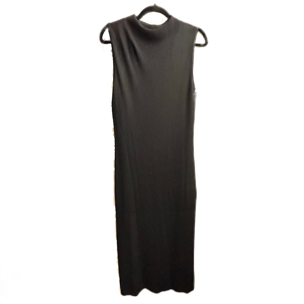 ANTONIO MELANI  | Women’s “Lori” Knit Dress Sleeveless Silhouette | Black | L
